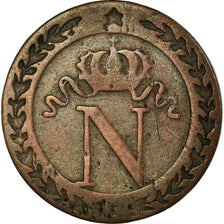 Coin, France, Napoléon I, 10 Centimes, 1809, Toulouse, VF(30-35), Billon