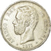 Coin, Spain, Amadeao I, 5 Pesetas, 1871, Madrid, EF(40-45), Silver, KM:666