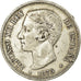Monnaie, Espagne, Alfonso XII, 5 Pesetas, 1875, Madrid, TB+, Argent, KM:671