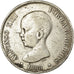 Coin, Spain, Alfonso XIII, 5 Pesetas, 1888, Madrid, VF(30-35), Silver, KM:689