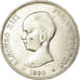 Moneda, España, Alfonso XIII, 5 Pesetas, 1890, Madrid, BC+, Plata, KM:689