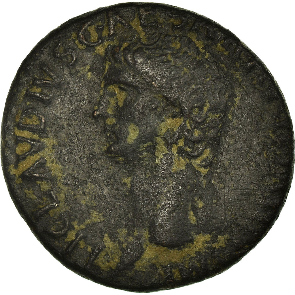 Coin, Claudius, As, 42-50, Rome, VF(30-35), Bronze, RIC:95