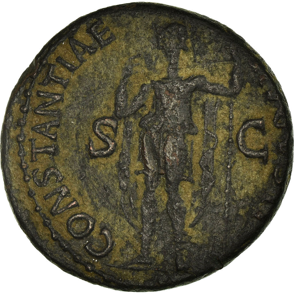 Coin, Claudius, As, 42-50, Rome, VF(30-35), Bronze, RIC:95