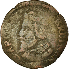 Coin, LIEGE, Ferdinand de Bavière, Liard, VF(20-25), Cuivre