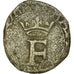 Monnaie, France, François Ier, Liard à la croisette, 1541, Chambéry, TB