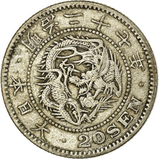 Coin, Japan, Mutsuhito, 20 Sen, 1894, EF(40-45), Silver, KM:24