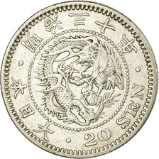 Coin, Japan, Mutsuhito, 20 Sen, 1897, AU(50-53), Silver, KM:24