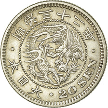 Coin, Japan, Mutsuhito, 20 Sen, 1899, AU(55-58), Silver, KM:24