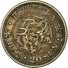 Coin, Japan, Mutsuhito, 20 Sen, 1905, AU(55-58), Silver, KM:24