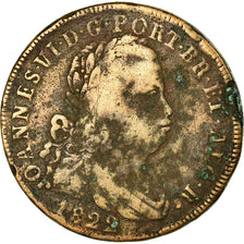 Moneda, Portugal, Jo, 40 Reis, Pataco, 1822, BC+, Bronce, KM:370