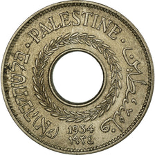 Coin, Palestine, 5 Mils, 1934, AU(50-53), Copper-nickel, KM:3