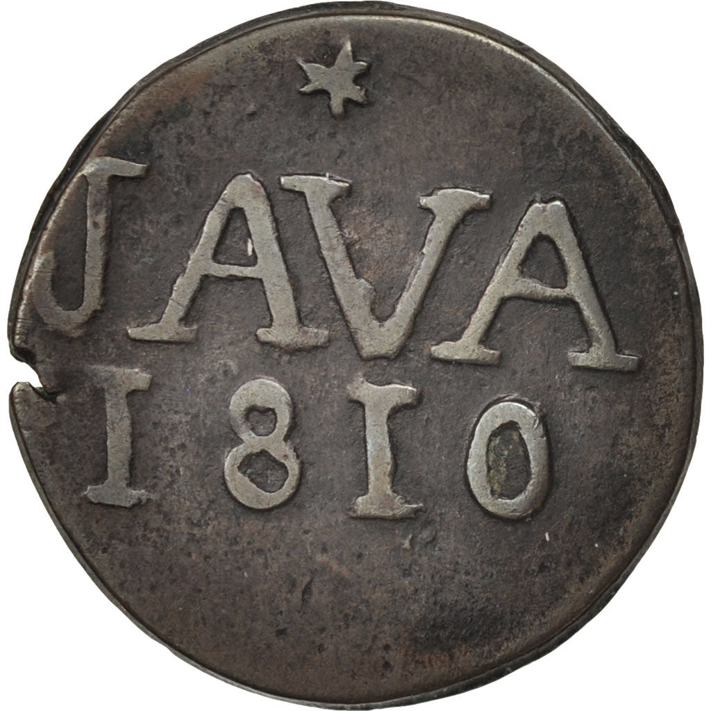 Moneda, INDIAS ORIENTALES HOLANDESAS, JAVA, Louis Napoleon, Duit, 1810