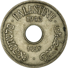 Monnaie, Palestine, 10 Mils, 1942, TTB+, Bronze, KM:4a