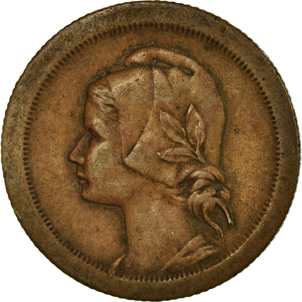 Coin, Portugal, 10 Centavos, 1925, EF(40-45), Bronze, KM:573