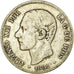 Coin, Spain, Alfonso XII, 2 Pesetas, 1882, Madrid, VF(20-25), Silver, KM:678.2