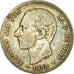 Coin, Spain, Alfonso XII, 2 Pesetas, 1882, Madrid, VF(20-25), Silver, KM:678.2