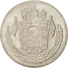Afghanistan, Amanullah, 1/2 Afghani, 50 Pul, 1927, Silber, KM:909