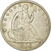 Coin, United States, Seated Liberty Half Dollar, 1858 O, EF(40-45), Silver
