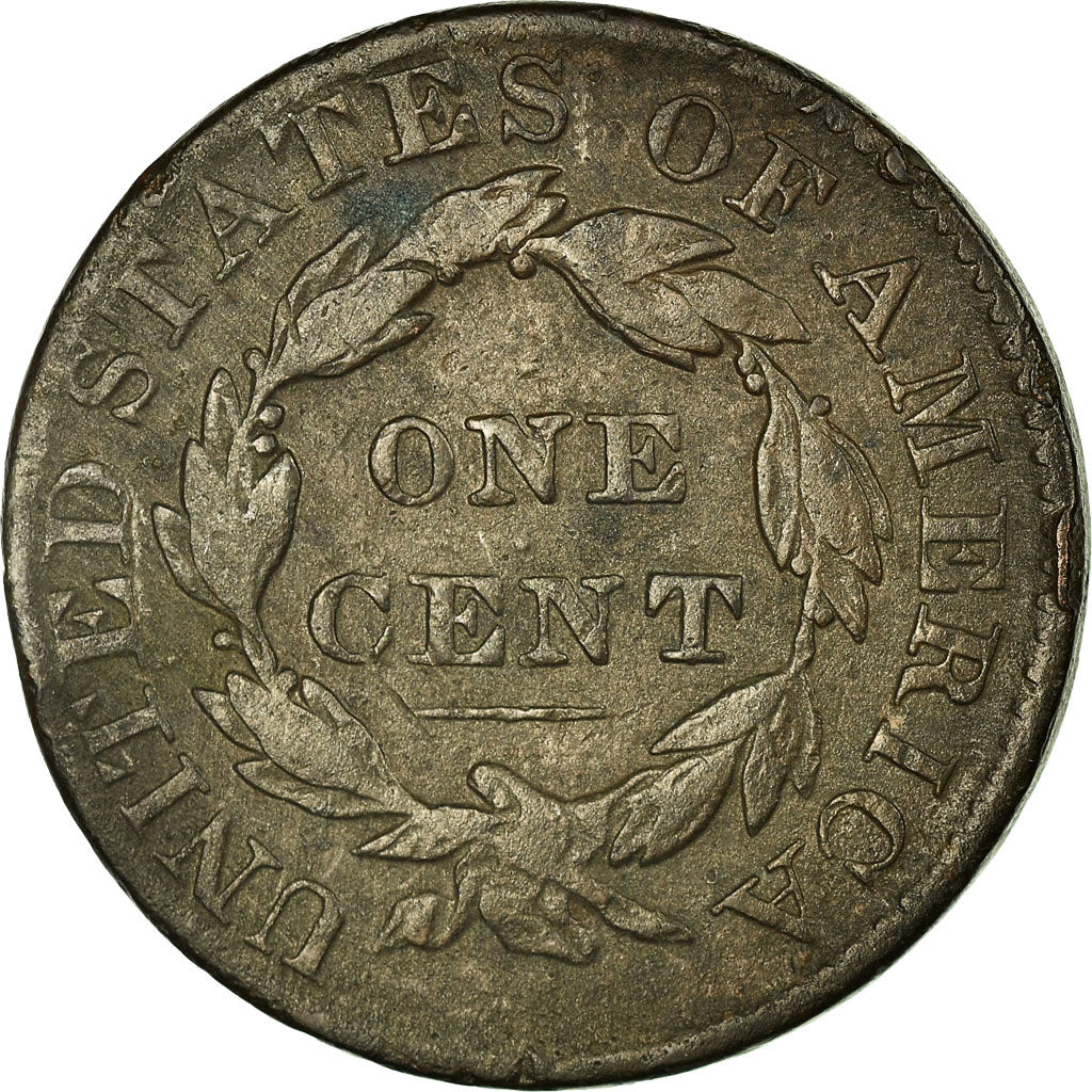 Coin, United States, Coronet Cent, Cent, 1831, U.S. Mint, F(12-15), Copper