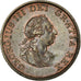 Münze, Großbritannien, George III, 1/2 Penny, 1799, VZ, Kupfer, KM:647