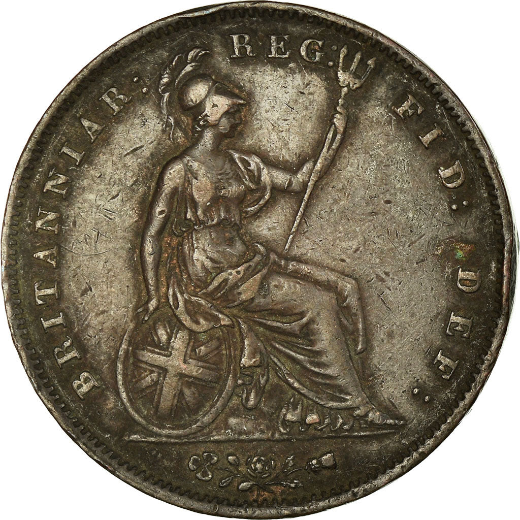 Coin, Great Britain, Victoria, Penny, 1854, VF(30-35), Copper, KM:739