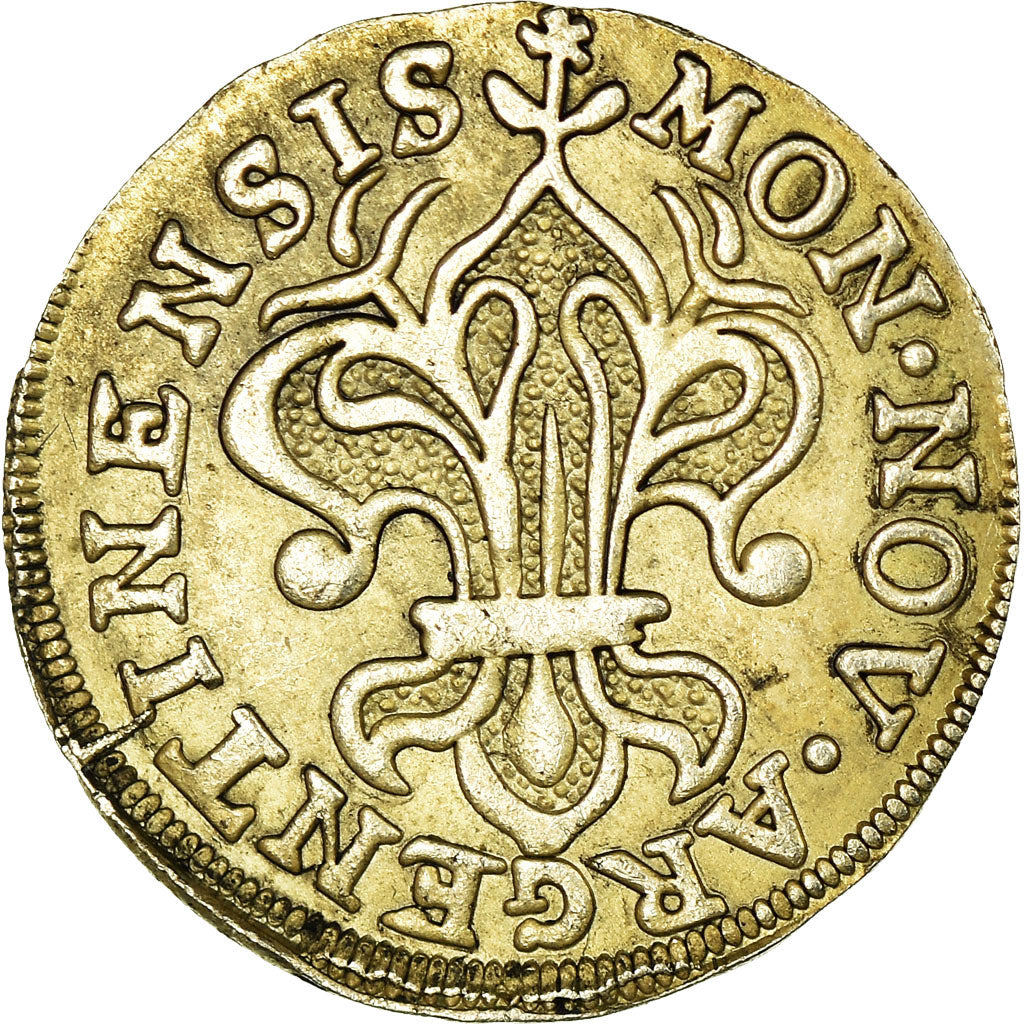 Coin, France, Louis XIV, 1 sol de Strasbourg, Sol, 1682, Strasbourg, AU(50-53)