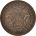 Moneda, Azores, 10 Reis, 1865, EBC, Cobre, KM:14