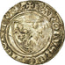 Monnaie, France, Charles VI, Blanc Guénar, Tournai, TB+, Billon, Duplessy:377A