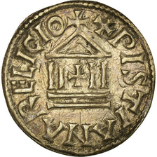 Munten, Frankrijk, Louis le Pieux, Denier, 822-840, ZF+, Zilver, Prou:1016 var.