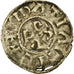 Moneda, Francia, Charles le Simple, Denarius, 897-922, Arras, MBC, Plata