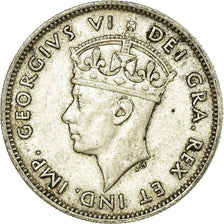 Monnaie, Chypre, George VI, 9 Piastres, 1938, TTB+, Argent, KM:25