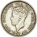 Moeda, Chipre, George VI, 9 Piastres, 1938, AU(50-53), Prata, KM:25
