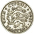 Moneda, Chipre, George VI, 9 Piastres, 1940, MBC, Plata, KM:25