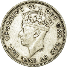Monnaie, Chypre, George VI, 9 Piastres, 1940, TTB, Argent, KM:25
