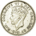 Coin, Cyprus, George VI, 9 Piastres, 1940, AU(50-53), Silver, KM:25