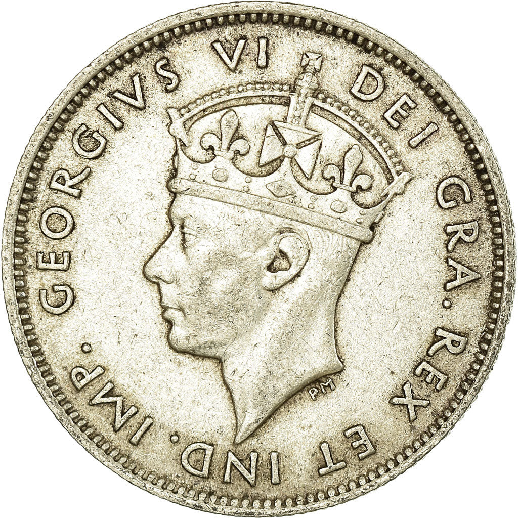 Coin, Cyprus, George VI, 9 Piastres, 1940, AU(50-53), Silver, KM:25