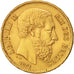 Belgio, Leopold II, 20 Francs, 20 Frank, 1871, Oro, KM:37