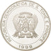Moneda, Santo Tomé y la Isla de Príncipe, 2000 Dobras, 1998, SC+, Plata, KM:86