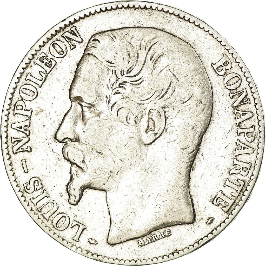 Moneta, Francja, Napoléon III, 5 Francs, 1852, Paris, VF(20-25), Srebro