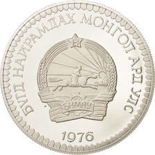 Monnaie, Mongolie, 50 Tugrik, 1976, FDC, Argent, KM:37