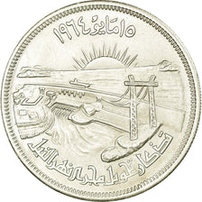 Coin, Egypt, 50 Piastres, 1964, MS(63), Silver, KM:407