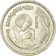 Moneta, Egipt, Pound, 1978, MS(60-62), Srebro, KM:482