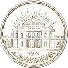 Coin, Egypt, 25 Piastres, 1957, AU(55-58), Silver, KM:389