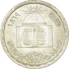 Coin, Egypt, Pound, 1980, AU(55-58), Silver, KM:515