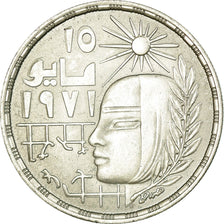 Coin, Egypt, Pound, 1977, AU(55-58), Silver, KM:473
