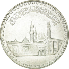 Moneta, Egipt, Pound, 1972, AU(55-58), Srebro, KM:424