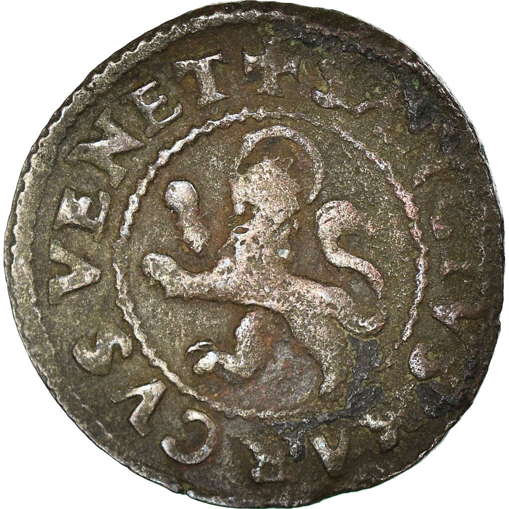 Coin, Cyprus, Pietro Loredan, 4 Crazie, 1567-1570, EF(40-45), Copper