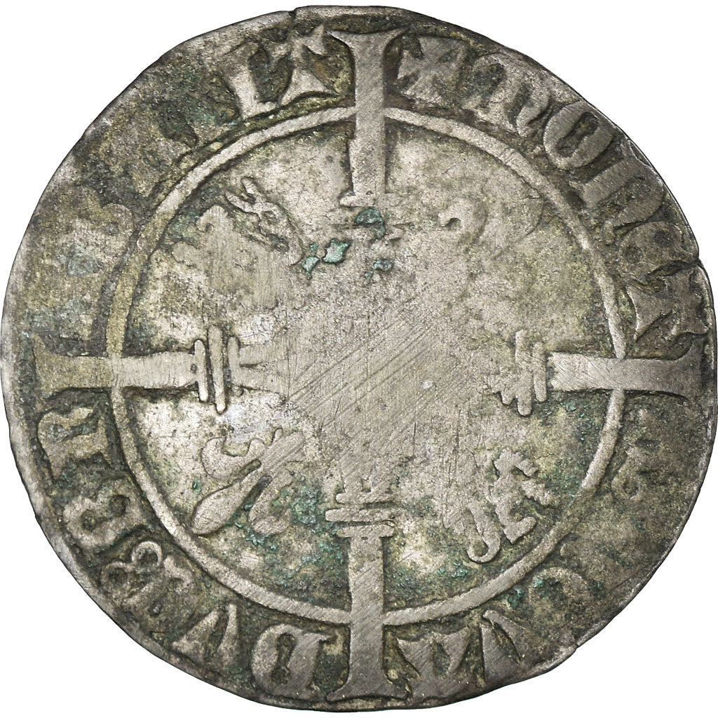 Coin, Belgium, Flanders, Philippe le Bon, Double gros vierlander, Bruges
