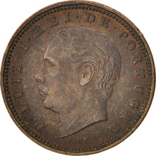 Portugal, Luiz I, 5 Reis, 1882, Bronze, KM:525