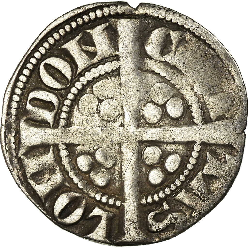 Coin, Great Britain, Edward III, Penny, London, EF(40-45), Silver